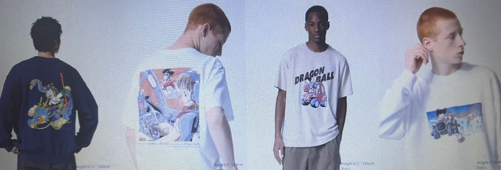 Uniqlo presenta camisetas y sudaderas estampadas con imágenes de dragon ball