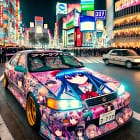 Akihabara y la Cultura Itasha: Cuando el Anime y los Coches se Fusionan