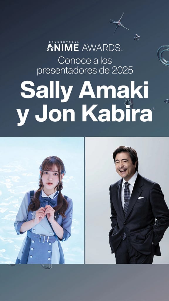 Conoce a los presentadores Sally Amaki y Jon Kanira en los premios anime 2025